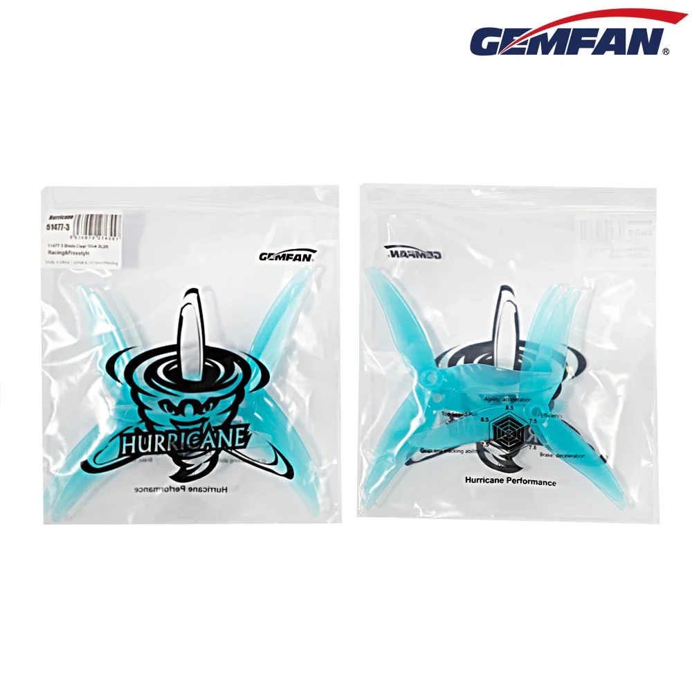 Drone Propeller - 10 pares (10cw + 10ccw) gemfan