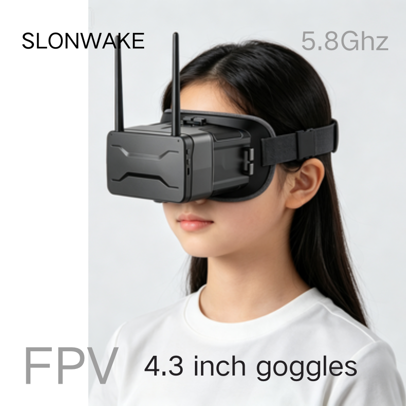 Fpv Goggles - Óculos FPV 5.8G 4.3 Polegadas 480*272