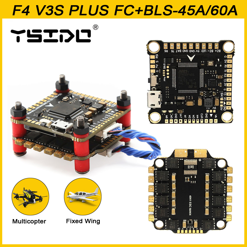 Ysido novo f4 v3s plus control - Betaflight Fc avaliação e preço