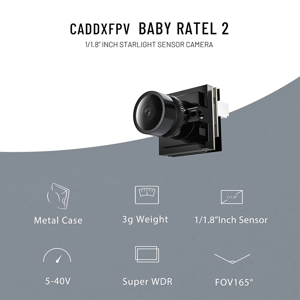Câmera CADDX Micro FPV Ratel 2 - Fpv Camera avaliação e preço