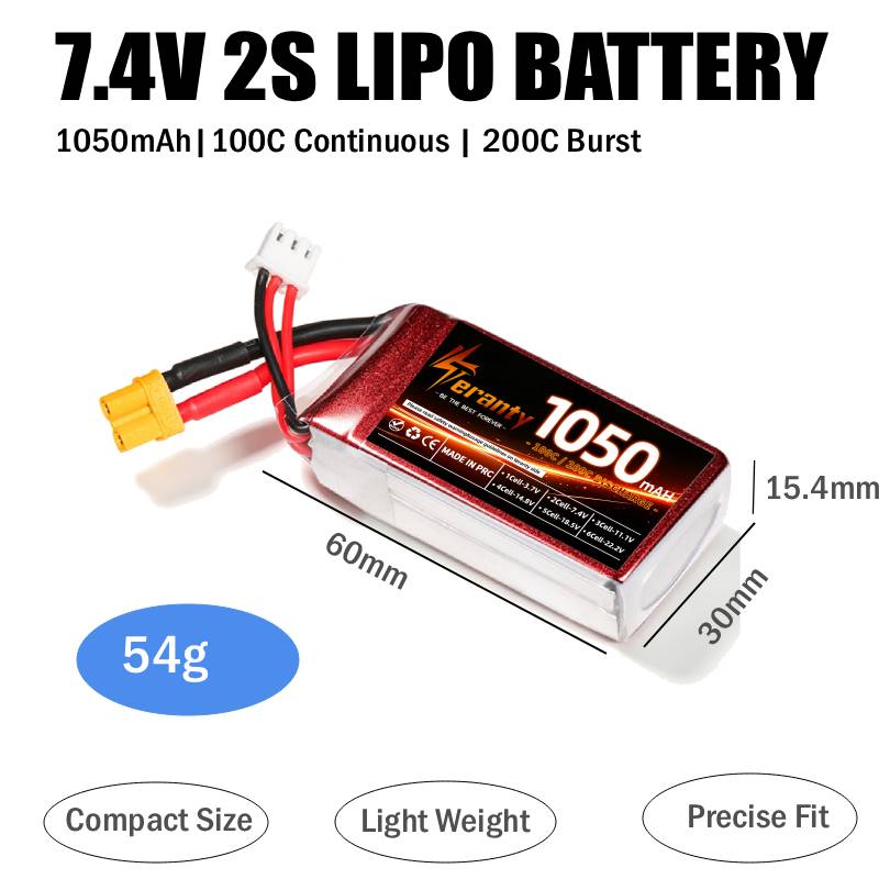2PCS Bateria Lipo RC 1050mAh 2 - Lipo Battery 4S avaliação e preço