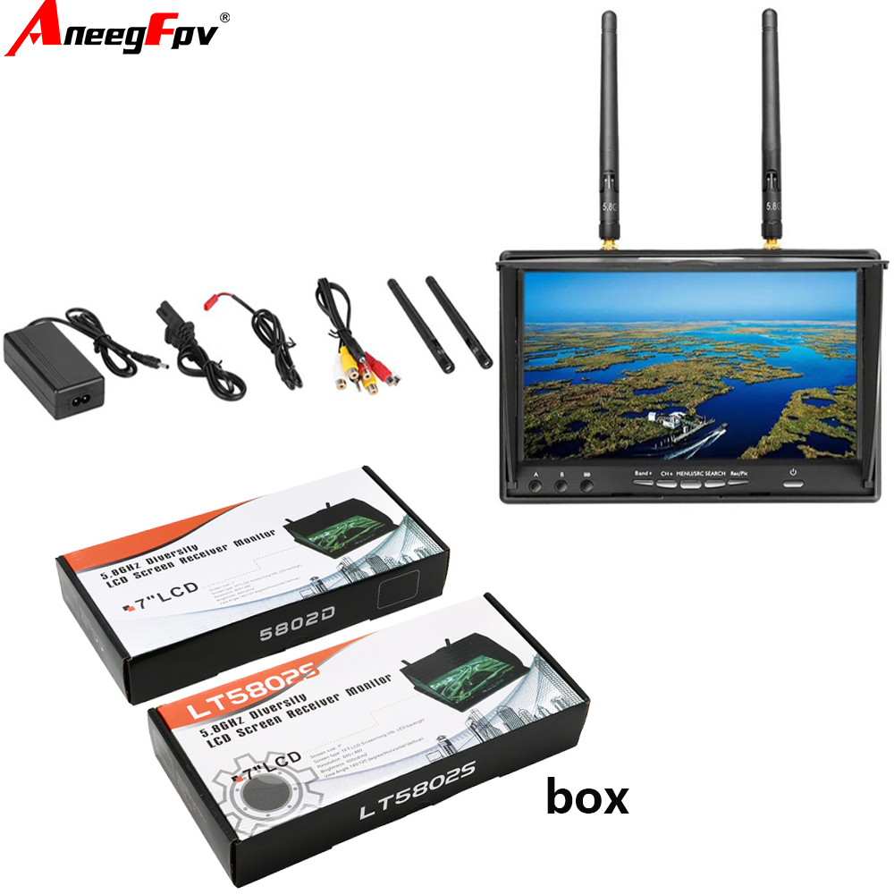 LCD5802D LCD5802S 7 Polegada 5 - Fpv Goggles avaliação e preço