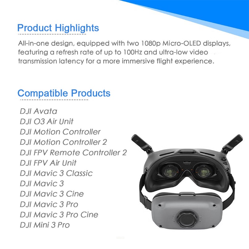 97% NOVO Óculos DJI FPV Integr - Dji Goggles avaliação e preço