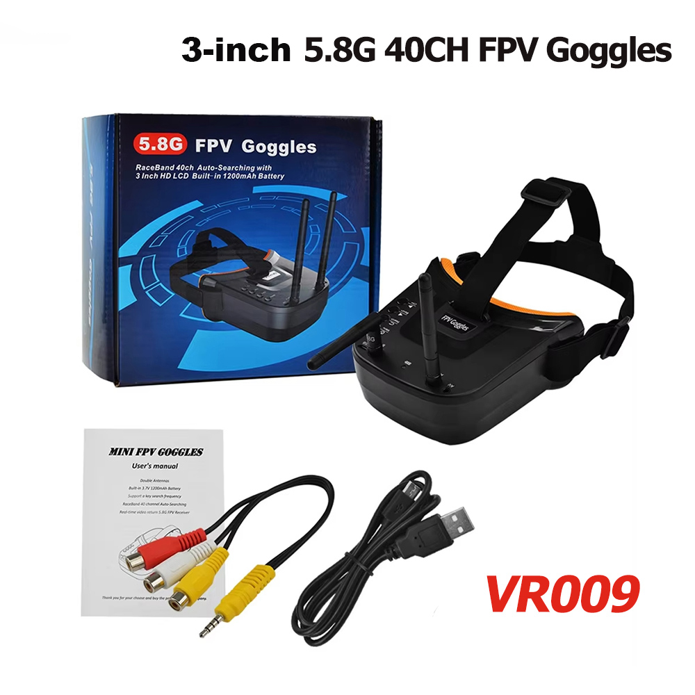 VR009 FPV Óculos de Vídeo 3 Po - Fpv Goggles avaliação e preço
